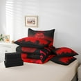 thumbnail image 4 of Erosebridal Carolina Soccer City Bedding Twin Size, American Football Bed in a Bag Twin size, Vintage Rugby Reversible Bed Set, Microfiber Room Decoration, 7pcs, 4 of 6