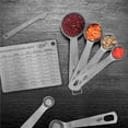 thumbnail image 5 of Kaluns 16-Pc Stainless Steel Measuring Cups and Spoons Set with Leveler & Measurement Card, 5 of 9