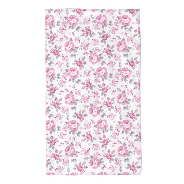 Balery Rose Flowers Toalla de Microfibra Premium con Estampado – 27.5x16 pulgadas, Alta Absorción, Suave y Aterciopelada, Secado Rápido