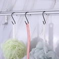 thumbnail image 2 of Paquete de 10 ganchos en S negros para colgar plantas, ganchos en S para colgar ropa, ganchos en S de acero inoxidable resistentes, ganchos duraderos en forma de S para cocina, ganchos peque, 2 of 5