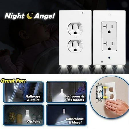 - VicTsing 3 LED Night Light Sensor Human Sensor Switch Night Light Outlet Cover