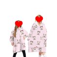 thumbnail image 4 of SUNSIOM Pyjama pour Enfants Couverture Réversible avec Capuche pour Enfants, 4 of 6
