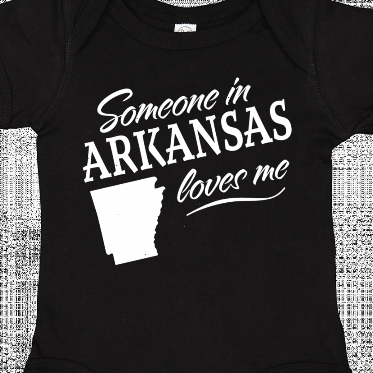 Inktastic Someone in Arkansas Loves Me Boys or Girls Baby Bodysuit