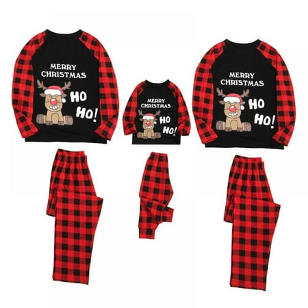 

Classic Christmas Print Matching Family Christmas Pajama Set