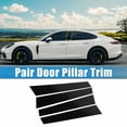 thumbnail image 2 of Unique Bargains 4 Pcs Black Windshield B Pillar Trim Exterior Garnish Front Rear Left Right for Porsche Panamera 17-21, 2 of 6