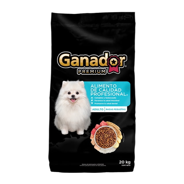 Croquetas para Perro Ganador Premium Adulto raza pequeña 20kg