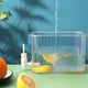 thumbnail image 5 of Xihbxyly Dispensador de Bebidas de 2,5 L, Recipiente de Plástico de Gran Capacidad con Grifo, Diseño a Prueba de Fugas, Soporte para Bebidas de Té de Frutas, Limonada Helada, Esencial para Fiestas Al, 5 of 7