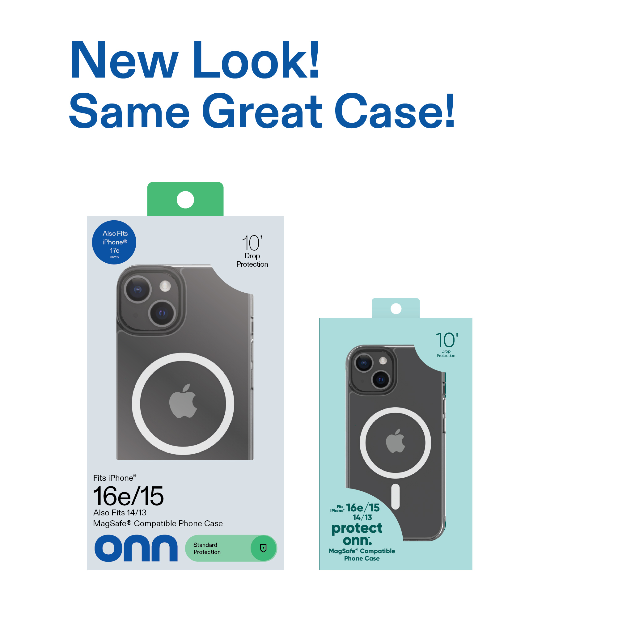 Onn MagSafe Compatible Phone Case for iPhone 15/14/13, Clear photo 8