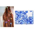 thumbnail image 6 of yotijay 3x210Pc 5mm Candy Color Dreadlock Beads Cuffs Hair Braid Rings Blue, 6 of 9