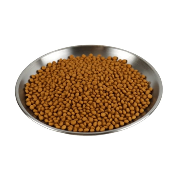 Heavy Duty Stainless Steel Pet Bowl, Non-Slip Round Feeding Dish for Small Dogs and Cats, Easy to Clean, Approx 6.7in Diameter