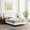White, variant on Modway Peyton Performance Velvet Queen Platform Bed in White