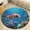 Flannel-3, variant on Marine Life Fish Round Area Rugs for Bedroom Living Room, 4FT Soft Indoor Circle Carpets, Carpet Home Decor Floor Mat