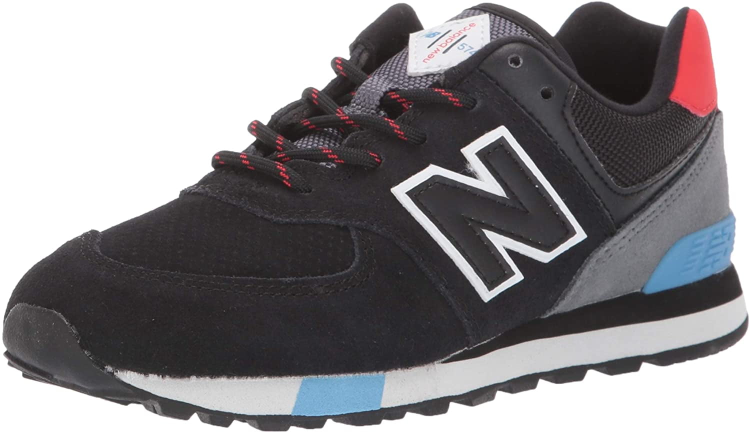 new balance 574 black velocity red