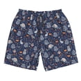 thumbnail image 2 of Honeii's Autumn Forest2 Print Men's Casual Shorts with Drawstring，Swim Trunks Quick Dry Beach Shorts, 2 of 5