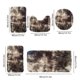 thumbnail image 3 of ¡Ofertas del día! Juego de 5 alfombrillas de baño Topliu de colores variados, suaves, cómodas y con absorción de agua, antideslizantes, gruesas y lavables para baño y ducha., 3 of 8
