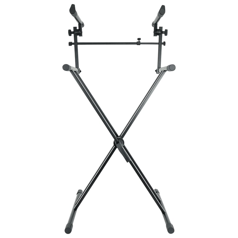 rk  Rockville RKS42X X-Stand 2-Tier Keyboard Stand w/Quick Release