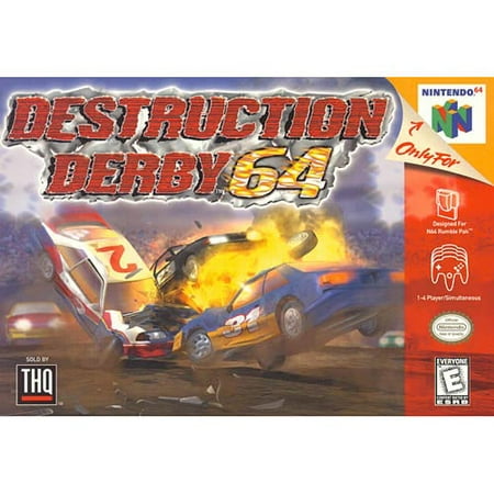Destruction Derby 64 N64 (Best Destruction Derby Game)