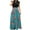 Mint Green Womens Summer Dress, variant on USSUMA Dresses for Women Party Casual Floral Womens Short Sleeve Maxi Swing Dress Bohemian Casual Crewneck Tunic Dress High Waist Elastic Long Beach Sundress