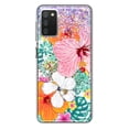 thumbnail image 1 of MUNDAZE Samsung Galaxy A02S Shockproof Clear Hybrid Protective Phone Case Hawaiian Vibes Hibiscus Flowers Monstera Summer Cover, 1 of 5