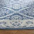thumbnail image 4 of SAFAVIEH Brentwood Brandy Floral Area Rug, Navy/Creme, 3' x 3' Round, 4 of 9