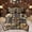 Rustic 08, variant on Erosebridal Wild Black Bear Bedding Comforter Set, Vintage Lodge Cabin Full Bedding Set, Black Reversible, 7pcs