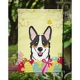 thumbnail image 3 of Carolines Treasures BB1937GF Tricolor Corgi Easter Egg Hunt Garden Flag, Small, Multicolor, 3 of 3