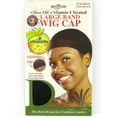 thumbnail image 3 of Donna Olive Oil & Vitamin E Treated Large Band Wig Cap - Black, 3 of 3
