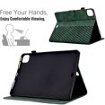 thumbnail image 4 of GSFY Case for iPad Pro 11 Inch (M4) 2024 (5th Gen), PU Leather Slim Wallet Stand Protective Smart Shell with Auto Sleep Wake Feature for iPad Pro 11 Inch Tablet, Green Blocks, 4 of 8