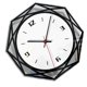 thumbnail image 2 of Reloj de pared poligonal Reloj de pared acrílico decorativo para sala de estar y dormitorio ultra silencioso sidaley HA1379-00B, 2 of 6