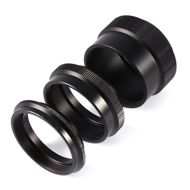 Conjunto De Anillos De Tubo De Extensión Macro Nitidez Saturación Mantenida Lentes Manuales Película Fotografía Slr Digital