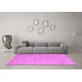 thumbnail image 3 of Ahgly Company Indoor Rectangle Solid Purple Modern Area Rugs, 2' x 5', 3 of 4