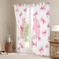 thumbnail image 3 of Erosebridal Aesthetic Coquette Bowknot Black Out Curtains,Letter B Monogrammed Curtains Pack of 2 (42x63 Each) For Girls Kids, 3 of 7