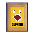 thumbnail image 1 of Laugh Disorder Yellow Emotion Guffaw Photo Frame Exhibition Display Art Desktop Painting, 1 of 3