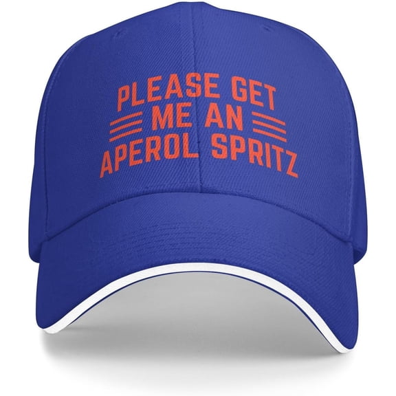Please Get Me an Aperol Spritz Hat for Men Women Hat for Women Men Baseball Cap Funny Trucker Hat Black