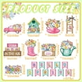 thumbnail image 3 of Ovzne Spring Flower Layered Tray Decoration Spring Wooden Table Decoration Rural Decoration Easter Decoration On Clearance, 3 of 6