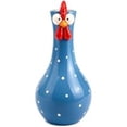 thumbnail image 4 of Handcrafted Long‑Neck Chicken Resin Flower Vase,Quirky Multicolored Rooster Tabletop Planter,Compact Decorative Ornament for Living‑Room Shelf Housewarming Holiday Gift, 4 of 9