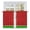 Red, variant on Cheg Red Tier Curtains, Black White Check Buffalo Plaid Grid Lattice Light Filtering Kitchen Curtains, 2Pcs Rod Pocket Half Window Treatments Panels for Sink Cafe Cabinet Camper 27.5x36 Inches