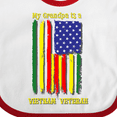 thumbnail image 4 of Inktastic My Grandpa is a Vietnam Veteran Boys or Girls Baby Bib, 4 of 4