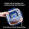 thumbnail image 6 of 2/4/6/8/10 PCS Extra-Large Stainless Steel Food Storage Containers With Blue Lids - Deep Design, Airtight Seal, Perfect For Refrigerator Organization, Meal Prep, Lunch Boxes & Kitchen Pantry, 6 of 13