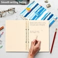thumbnail image 4 of FORMRS 1-Subject Spiral Notebook 8" x 5" College Ruled 60 Refillable Sheet A5 Hard Cover, Yellow Sailboats, 4 of 7