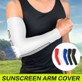 thumbnail image 2 of 2 Pcs Refroidissant Hommes Cyclisme Course Protection UV Manchon de Protection Manches de Bras Vélo Sport Séchage Rapide Manches Été Noir Vert m 1PCS, 2 of 6