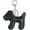 Black, variant on Leather Dog Bag Charm Dog Lover Charm Keychain for Purse Handbags Bag Accessories