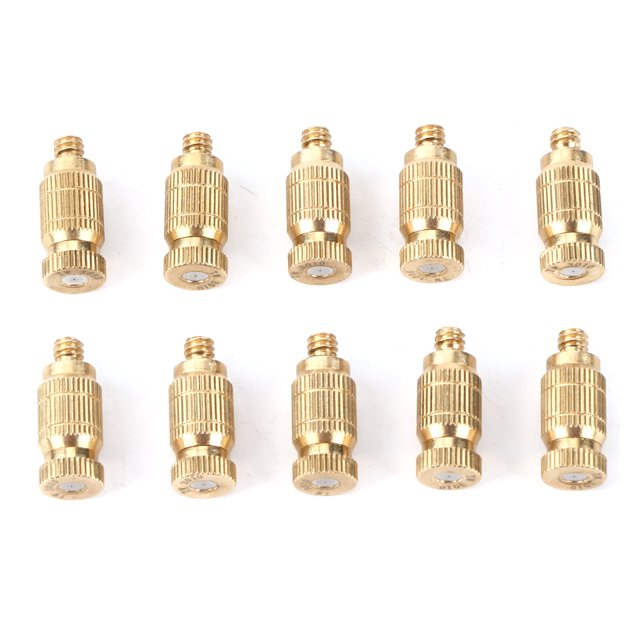 Buse en Laiton, Type de Rotation Interne Automatique 10Pcs Tête de Sprinkleur de Pulvérisation, Balcon B pour les Projets de Greening de Porche avant de Production de Pépinière de Fleurs