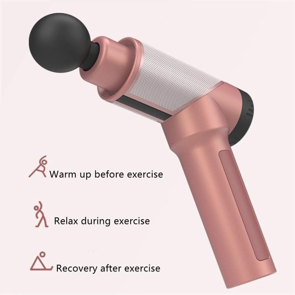 Massage Shock Gun Gun Gun Cervical Fascia and Muscle Relaxation Massage Instrument Electric Gun high Frequency Vibration Exercise T.h  e.r.a.p  y Device