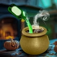 thumbnail image 5 of Halloween Cauldron with Handle Halloween Mini Witch Cauldron Kettles Multi-purposed Small Plastic Cauldron Candy Holder for Party Favors, 8pcs, 5 of 5