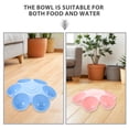 thumbnail image 3 of Raindrops Flower Pet Water Bowl Assorted Colors Stable Base and Spacious Feeding Dish, 3 of 8