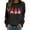 A13 Black, variant on FASHOFT Cute Valentines Sweatshirt for Women Love Heart Graphic Shirts Casual Lightweight Valentine's Day Long Sleeve Tops Pink L