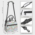 thumbnail image 2 of Honeii Love You Rabbit Print Lunch Box,Insulated Lunch Bag,Lunch Tote Bags,Leakproof Cooler Lunch Case for Travel Work Picnic, 2 of 7