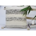 thumbnail image 2 of Modern 22 X 22 Throw Pillow for couch with Tassels, 2 of 3