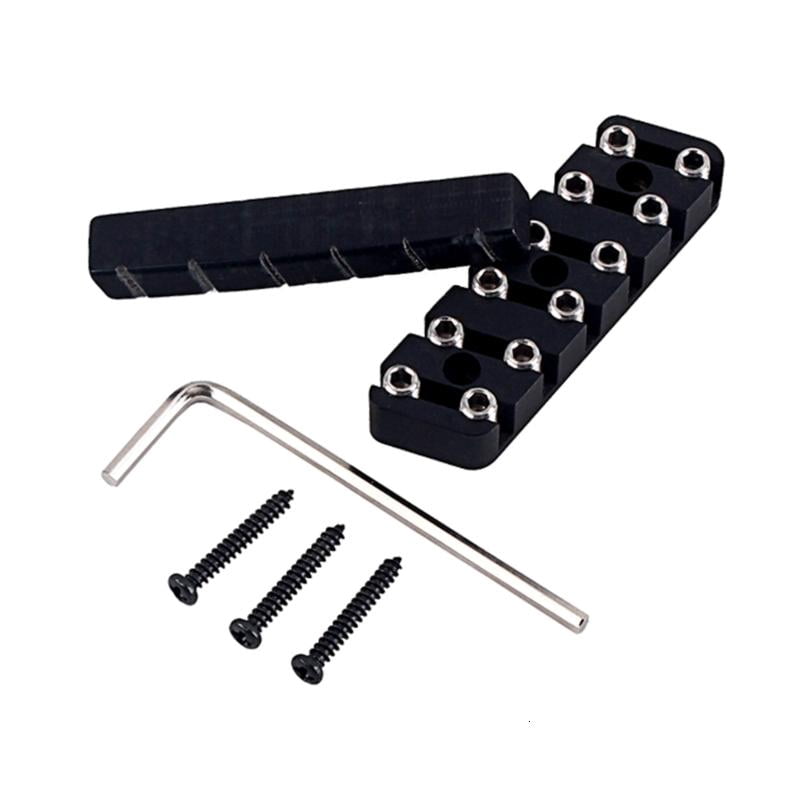 CEORPER Electric Guitar Lock Nut Set Plastic Tremolo String Locking Nut with Wrench